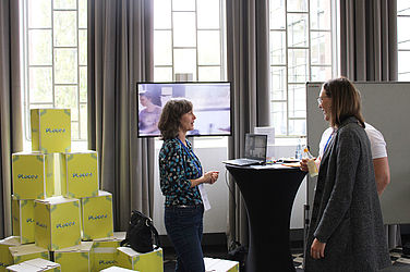 Impressionen der Informationsveranstaltung zum Thema Digitale Modellregionen in NRW am 15. Oktober 2019 in Gelsenkirchen.