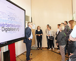 Impressionen der Informationsveranstaltung zum Thema Gewerbe-Service-Portal.NRW am 07. Mai 2019 in Düsseldorf.