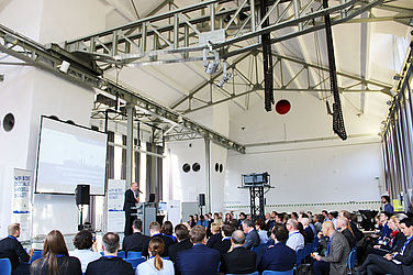 Impressionen der Informationsveranstaltung zum Thema Digitale Modellregionen in NRW am 15. Oktober 2019 in Gelsenkirchen.