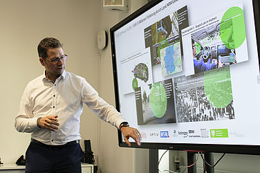 Impressionen der Informationsveranstaltung zum Thema Digitale Modellregionen in NRW am 21. November 2019 in Wuppertal.