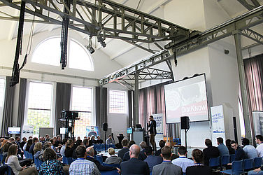 Impressionen der Informationsveranstaltung zum Thema Digitale Modellregionen in NRW am 15. Oktober 2019 in Gelsenkirchen.