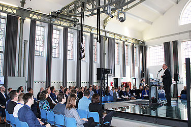 Impressionen der Informationsveranstaltung zum Thema Digitale Modellregionen in NRW am 15. Oktober 2019 in Gelsenkirchen.
