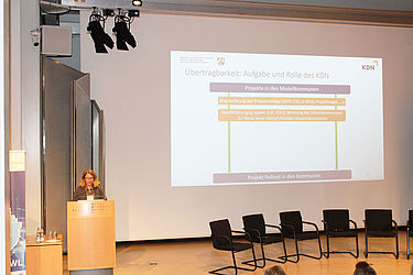Impressionen der Informationsveranstaltung zum Thema Digitale Modellregionen in NRW am 01. Oktober 2019 in Paderborn.