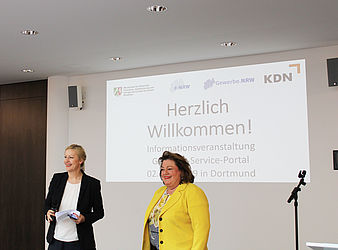 Impressionen der Informationsveranstaltung zum Thema Gewerbe-Service-Portal.NRW am 02. Mai 2019 in Dortmund.