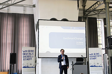 Impressionen der Informationsveranstaltung zum Thema Digitale Modellregionen in NRW am 15. Oktober 2019 in Gelsenkirchen.