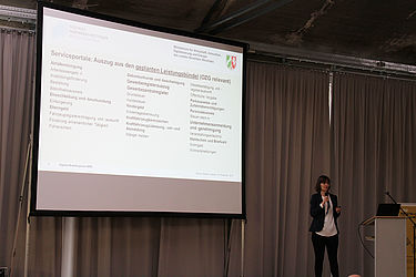 Impressionen der Informationsveranstaltung zum Thema Digitale Modellregionen in NRW am 12. November 2019 in Aachen.