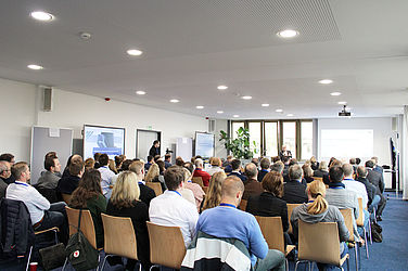 Impressionen der Informationsveranstaltung zum Thema Digitale Modellregionen in NRW am 21. November 2019 in Wuppertal.