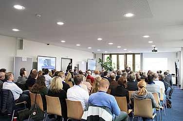 Impressionen der Informationsveranstaltung zum Thema Digitale Modellregionen in NRW am 21. November 2019 in Wuppertal.