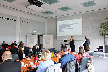 Impressionen der Informationsveranstaltung zum Thema Gewerbe-Service-Portal.NRW am 28. Mai 2019 in Düsseldorf.