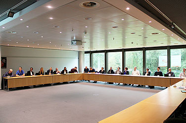 Impressionen der Informationsveranstaltung zum Thema Digitale Modellregionen in NRW am 01. Oktober 2019 in Paderborn.
